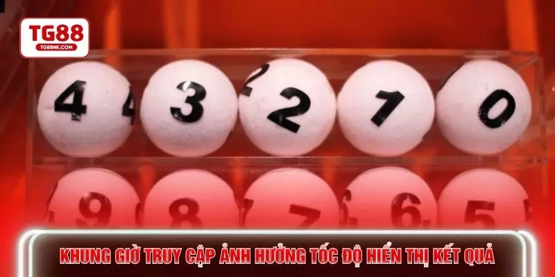 Khung giờ truy cập ảnh hưởng tốc độ hiển thị kết quả