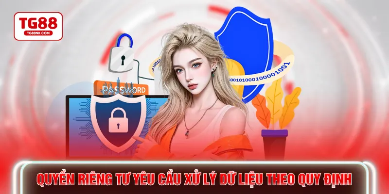 Quyền riêng tư yêu cầu xử lý dữ liệu theo quy định