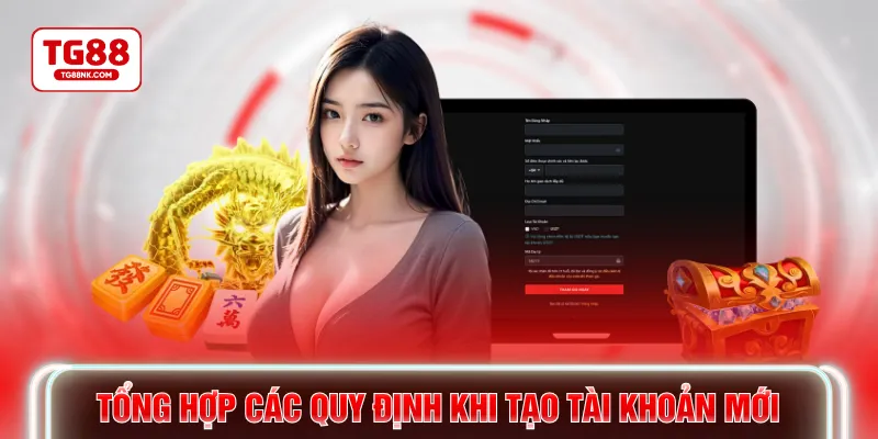 Tổng hợp các quy định khi tạo tài khoản mới