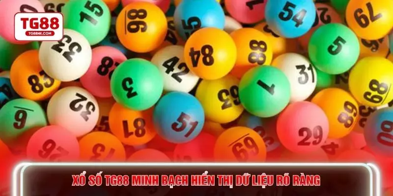 Xổ số TG88 minh bạch hiển thị dữ liệu rõ ràng
